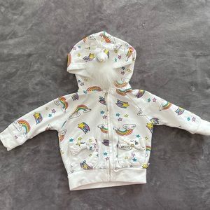 Rosie Pope Unicorn Hoodie Size 12M